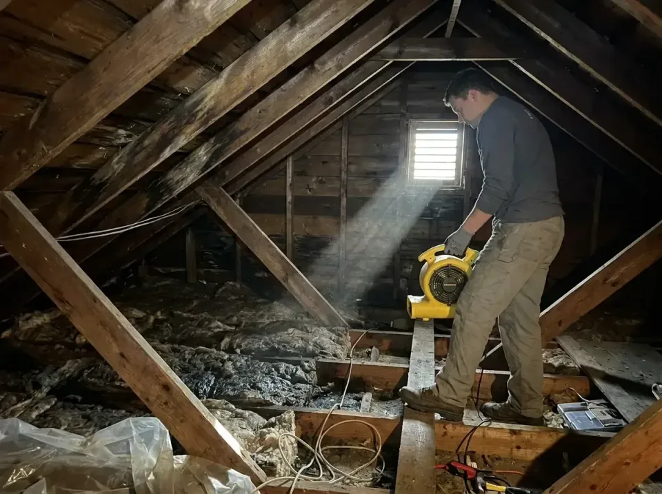 attic-water-damage-drying-proc-007 — frequently asked questions, Emergency Water Extraction & 24/7 Flood Response in Hypolux…